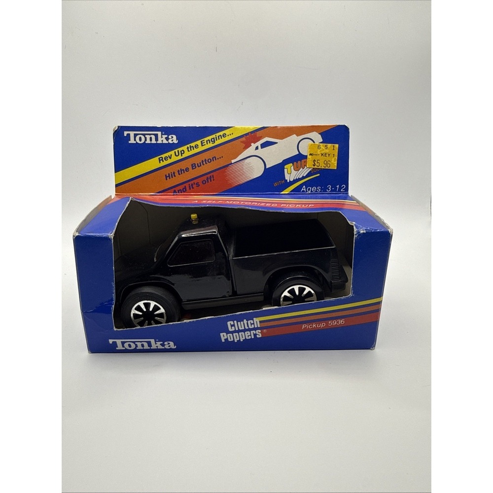 1980 Tonka Clutch Poppers Wind Up Toy Pickup 5936 - New In Box